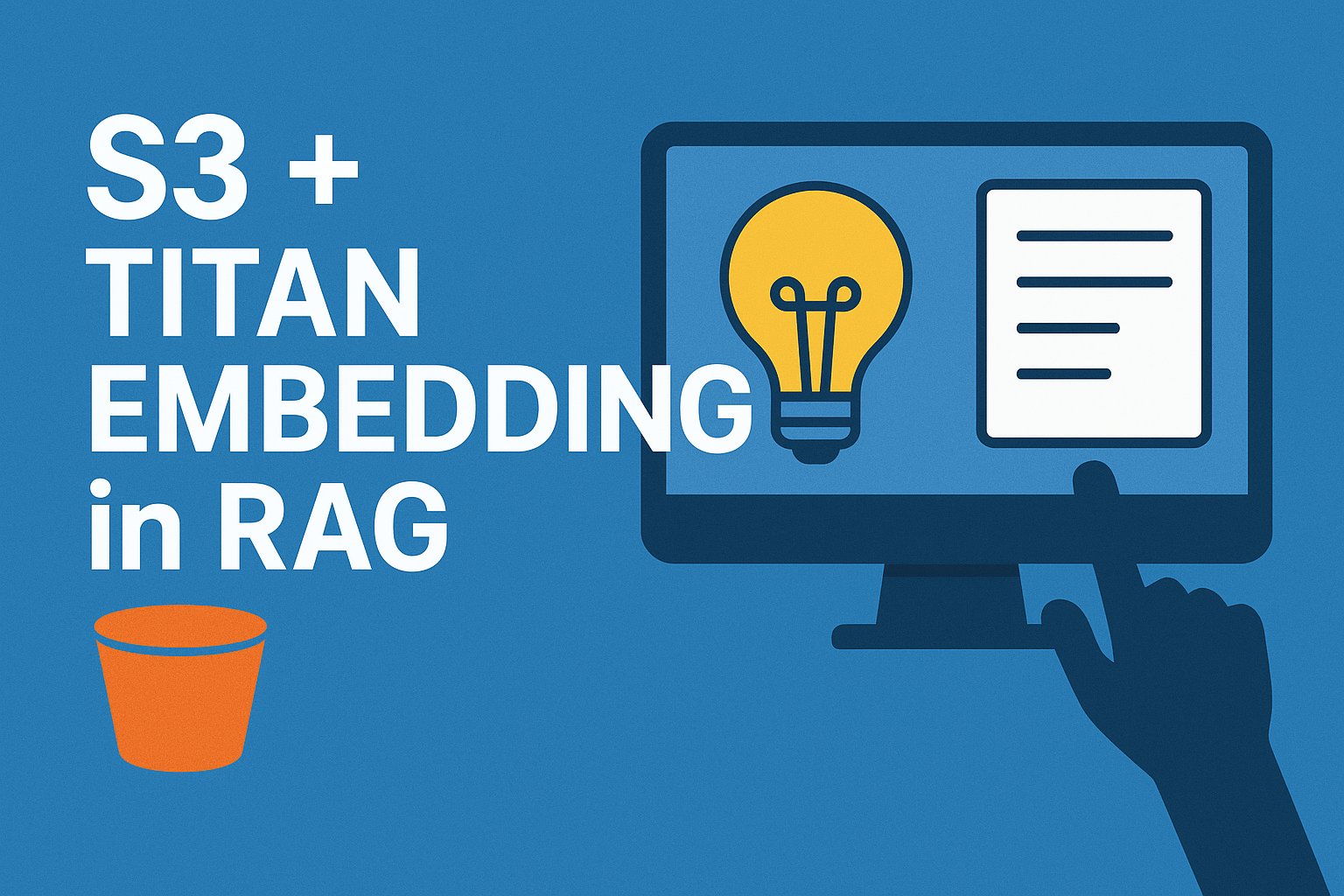 S3 Vectors X Amazon Titan Embeddingでお手軽RAGを実装してみた